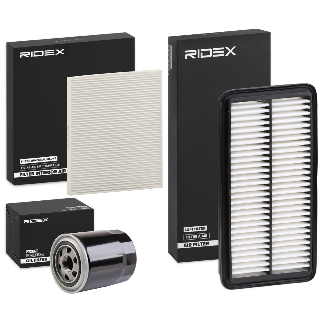 RIDEX 4055F20161 Service kit & filter set KIA SEDONA 2005 in original quality