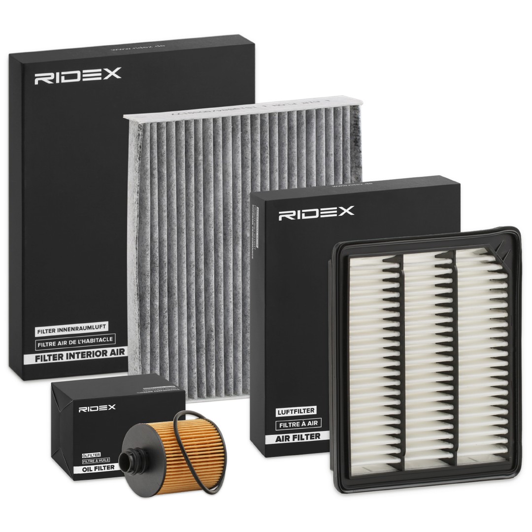 RIDEX 4055F20416 originali FIAT FREEMONT Kit filtri con anello tenuta, con filtro aria, senza vite spurgo olio