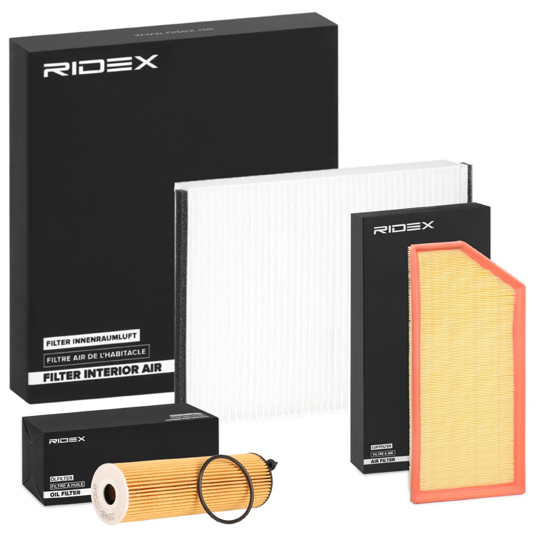 RIDEX 4055F20576 Service kit & filter set Mercedes S205