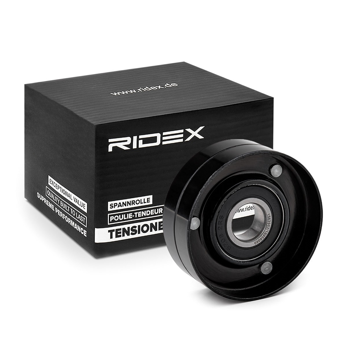 RIDEX 310T0522 Tensioner pulley, v-ribbed belt VW Polo Classic 6kv