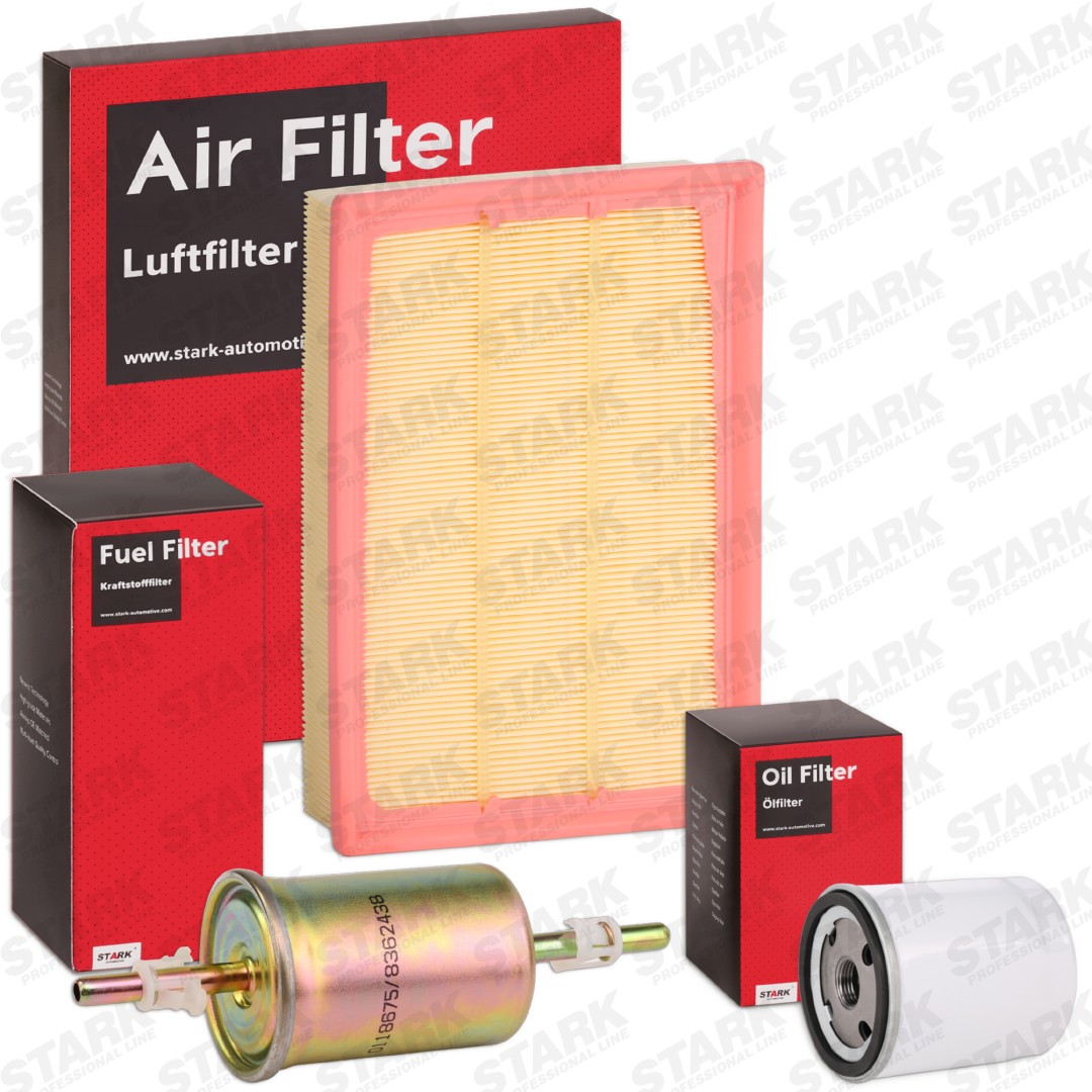 STARK with air filter, without oil drain plug, Spin-on Filter, In-Line Filter, three-piece Filter set SKFS-188102978 buy