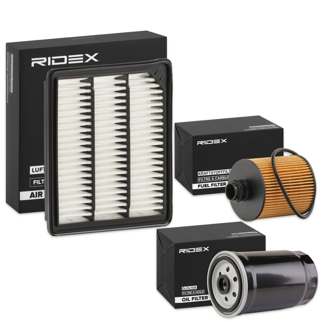 RIDEX 4055F23498 originali FIAT FREEMONT Kit tagliando con filtro aria