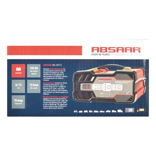 Absaar Batterieladegerät mit Starthilfe - 12 Volt - 22 Ampere 0242201110  günstig online kaufen