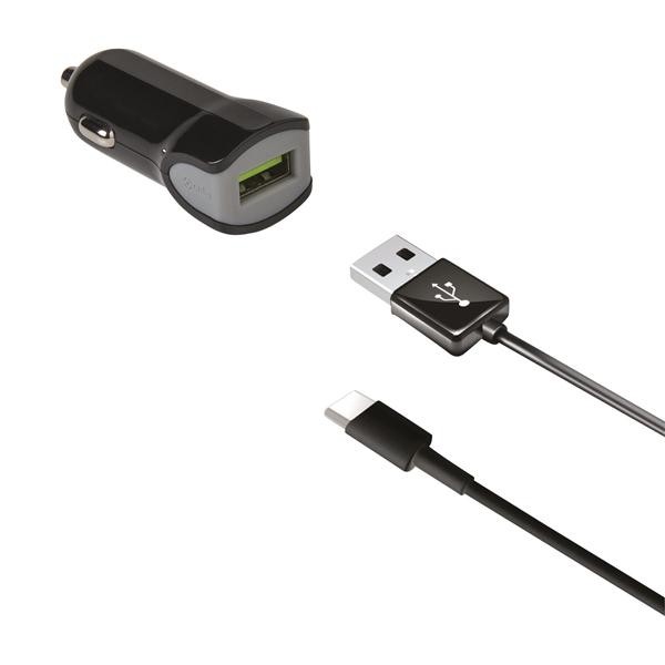 CCUSBTYPEC Celly Car Charger Handy-Ladegerät fürs Auto 12-24VV, mit  USB-Stecker (Typ C), mit Leitung, schwarz ▷ AUTODOC Preis und Erfahrung