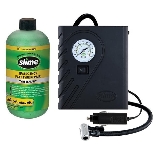 Slime 50050 Tire sealant BMW 5 Touring (F11) Repair time: 15 min, Inflate time: 8min, 473ml