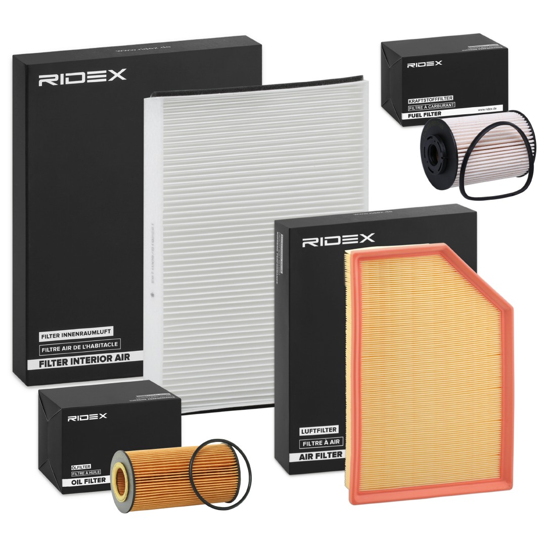 RIDEX 4055F25735 Service kit & filter set VOLVO XC60 in original quality