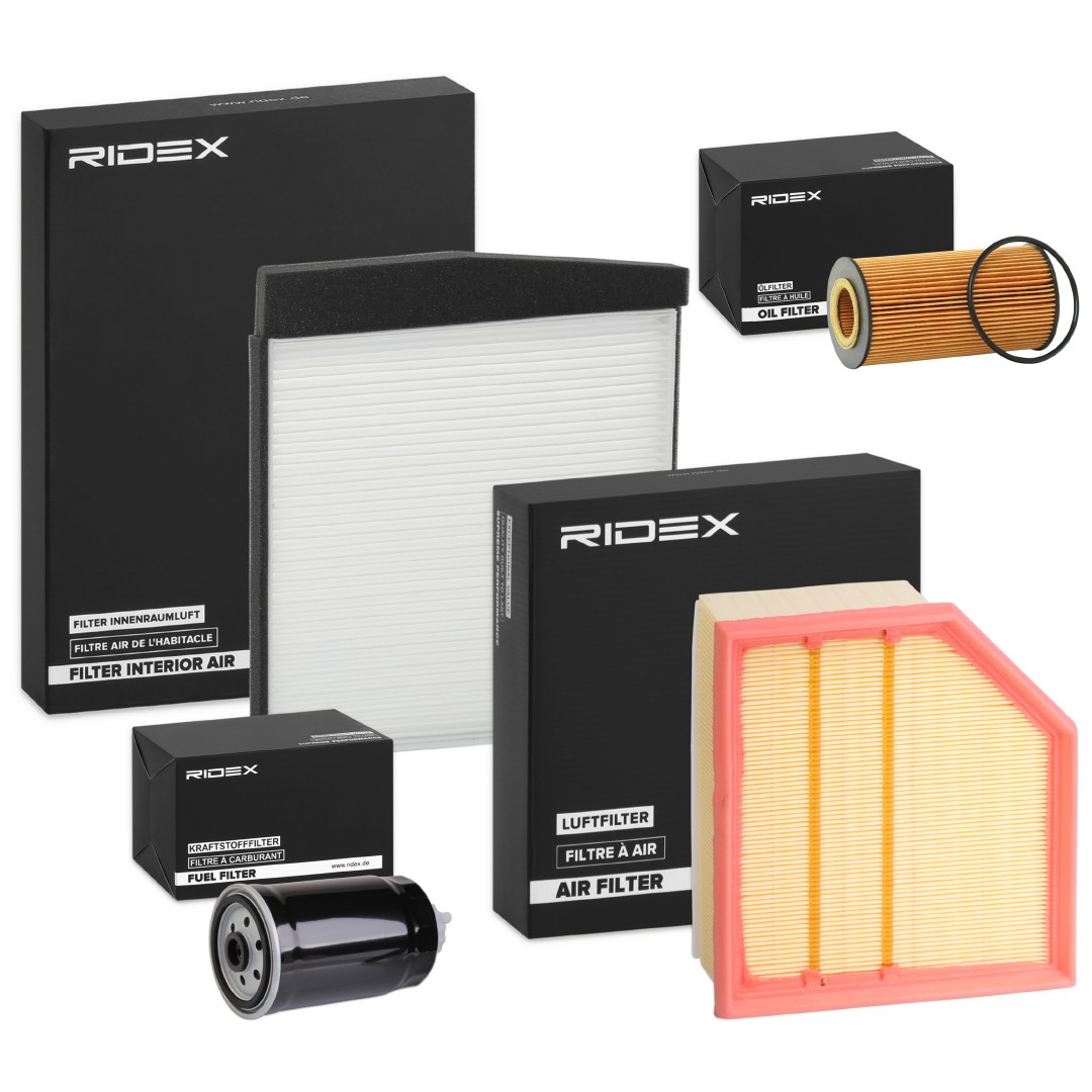 RIDEX 4055F25738 Service kit & filter set VOLVO XC 90 in original quality