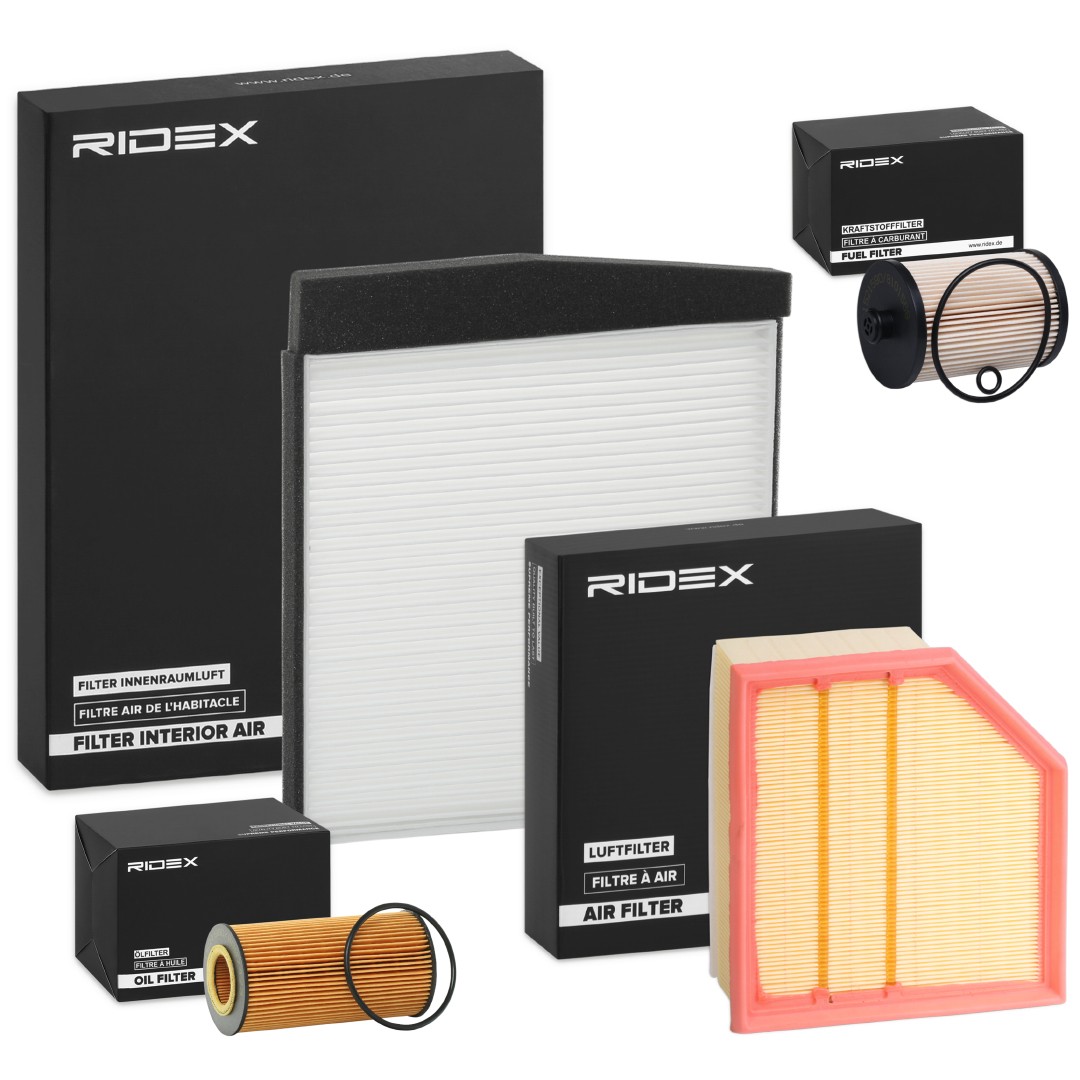 RIDEX 4055F25739 Service kit & filter set VOLVO XC70 in original quality
