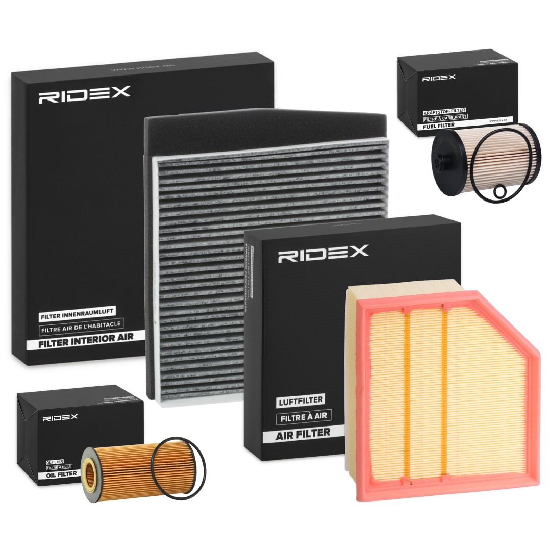 RIDEX 4055F25744 Service kit & filter set VOLVO XC 90 in original quality