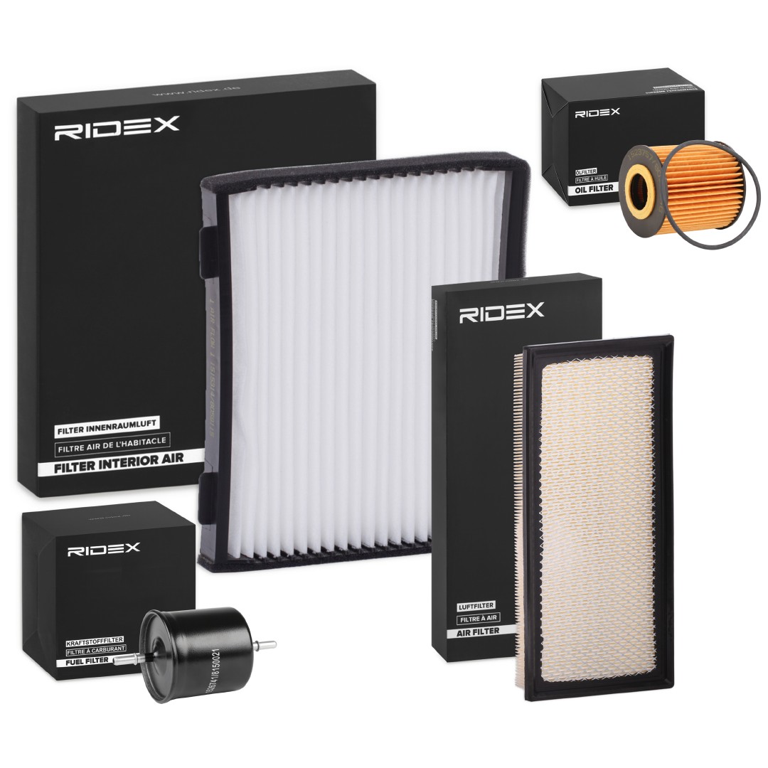 RIDEX 4055F26686 Service kit & filter set VOLVO V40 Estate 2012 in original quality