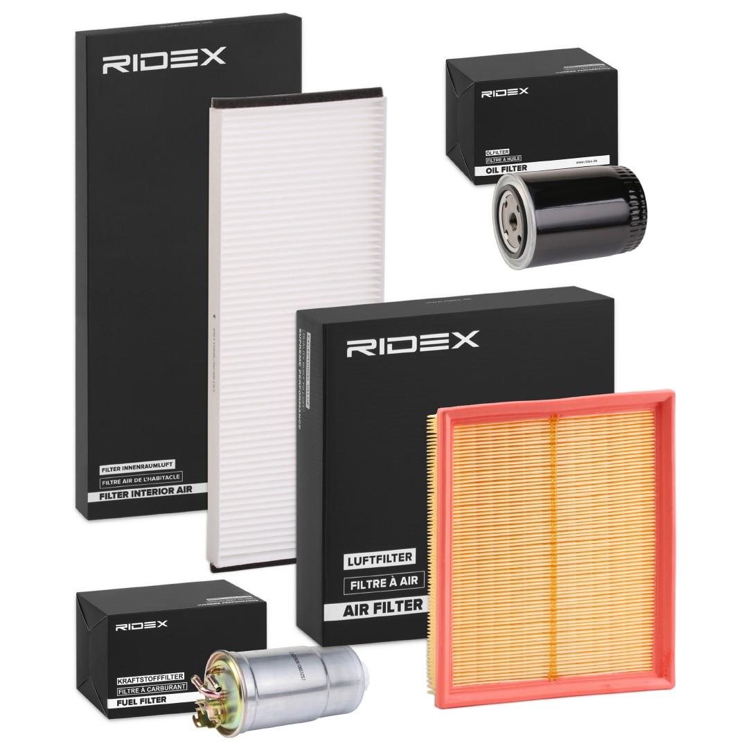 RIDEX 4055F26857 Service kit & filter set AUDI A4 2013 price