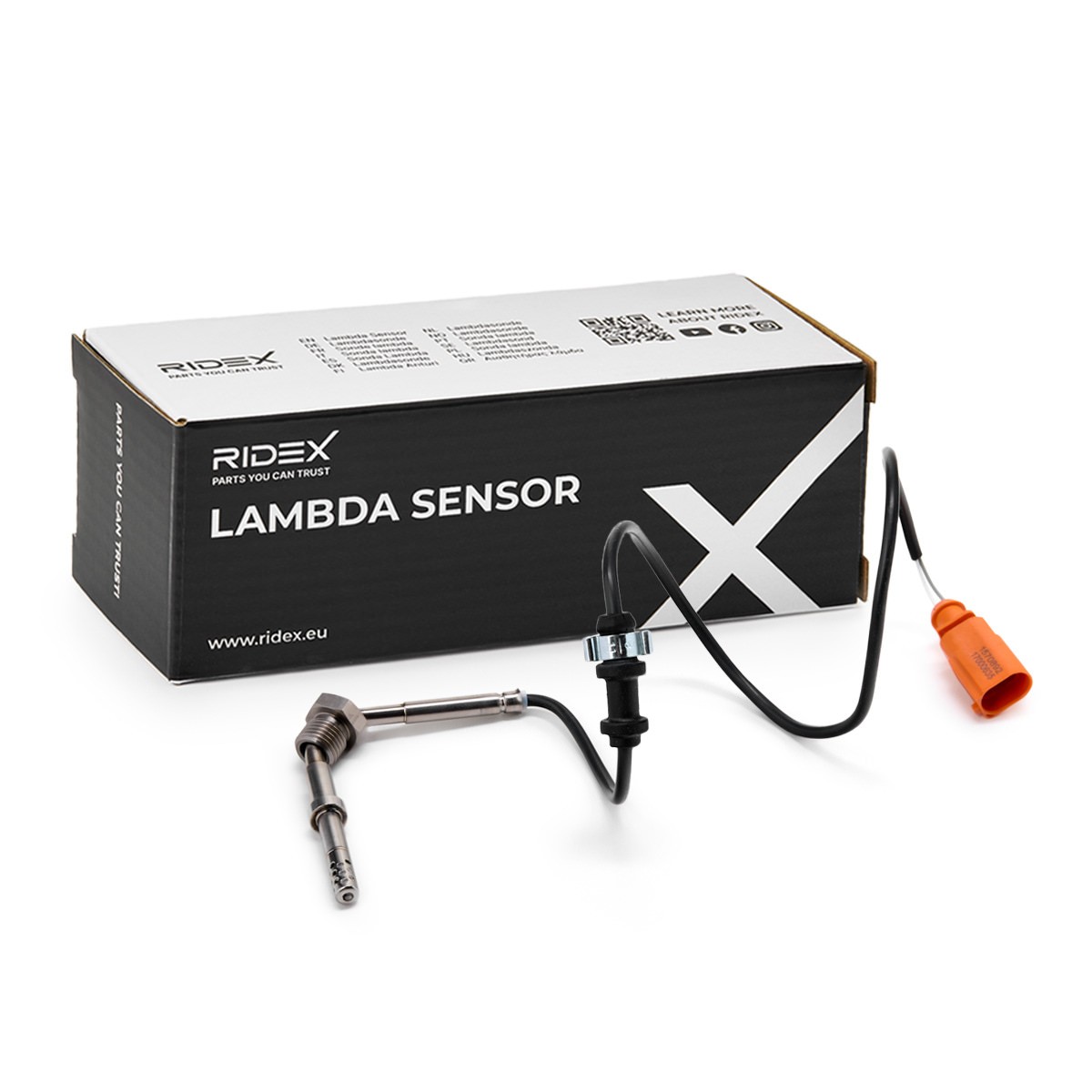 Original 3938E0292 RIDEX Exhaust gas temperature sensor SKODA