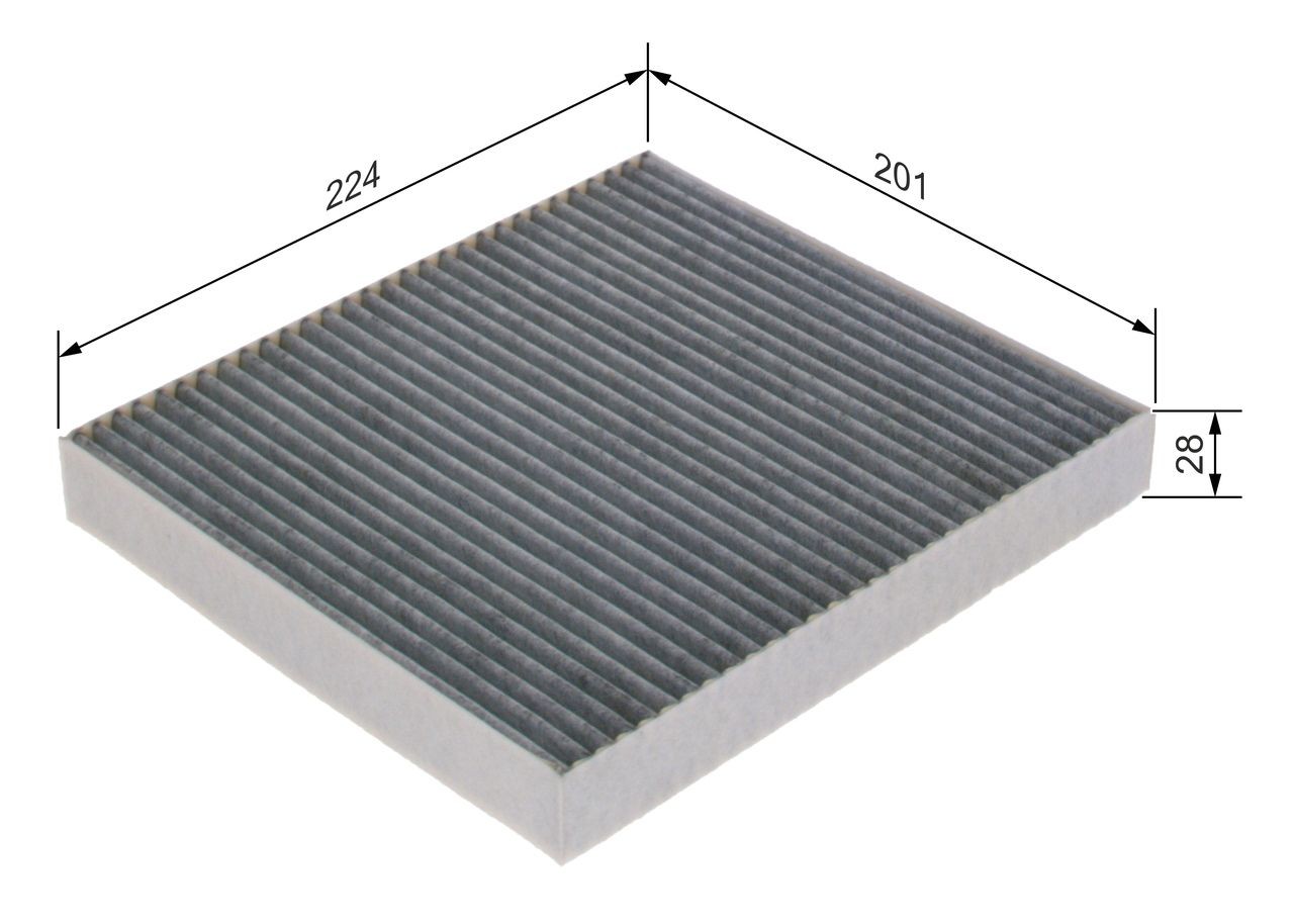 OEM-quality BOSCH 1 987 435 602 Air conditioner filter
