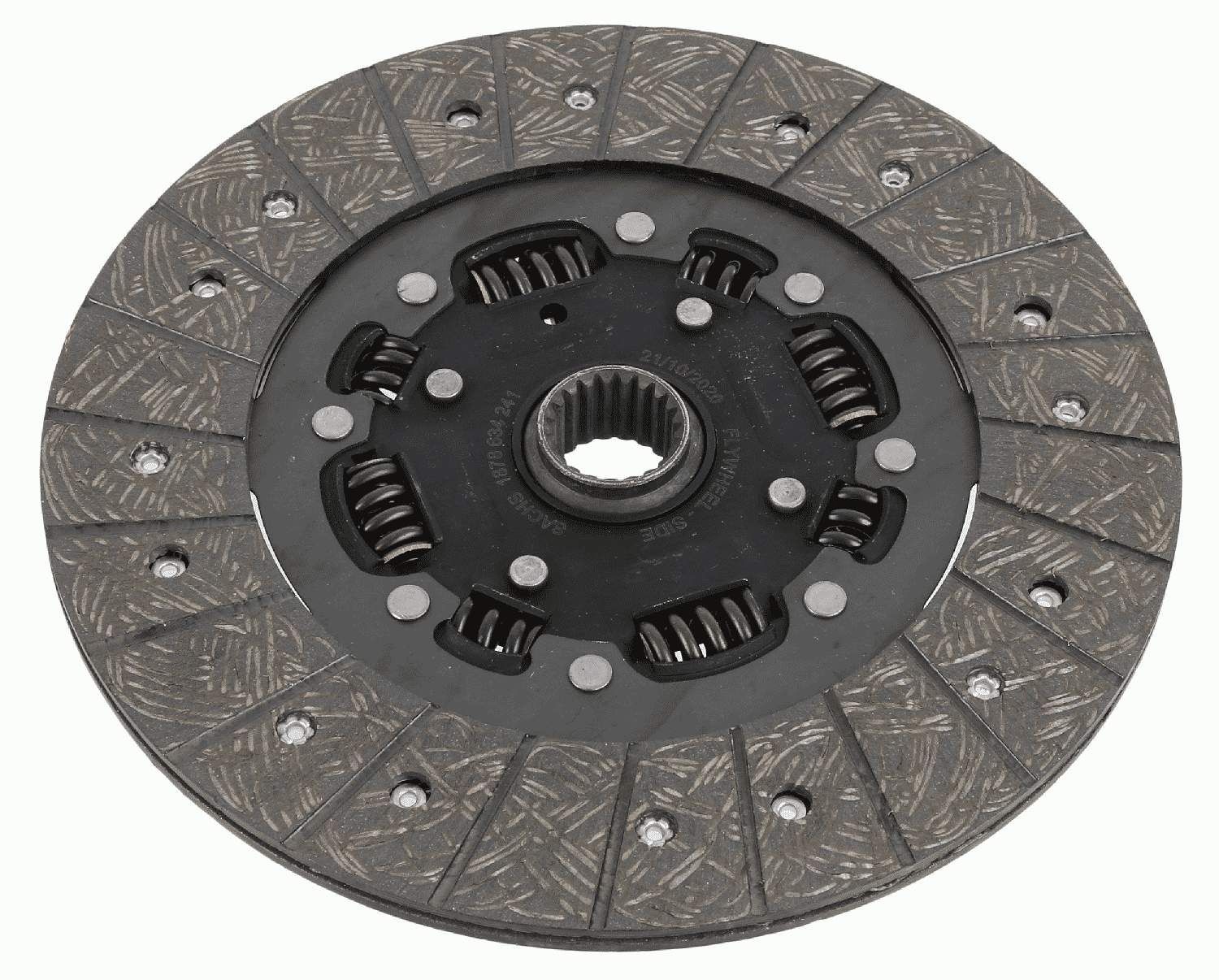 SACHS 1878 634 241 Clutch Disc 240mm, Number of Teeth: 21