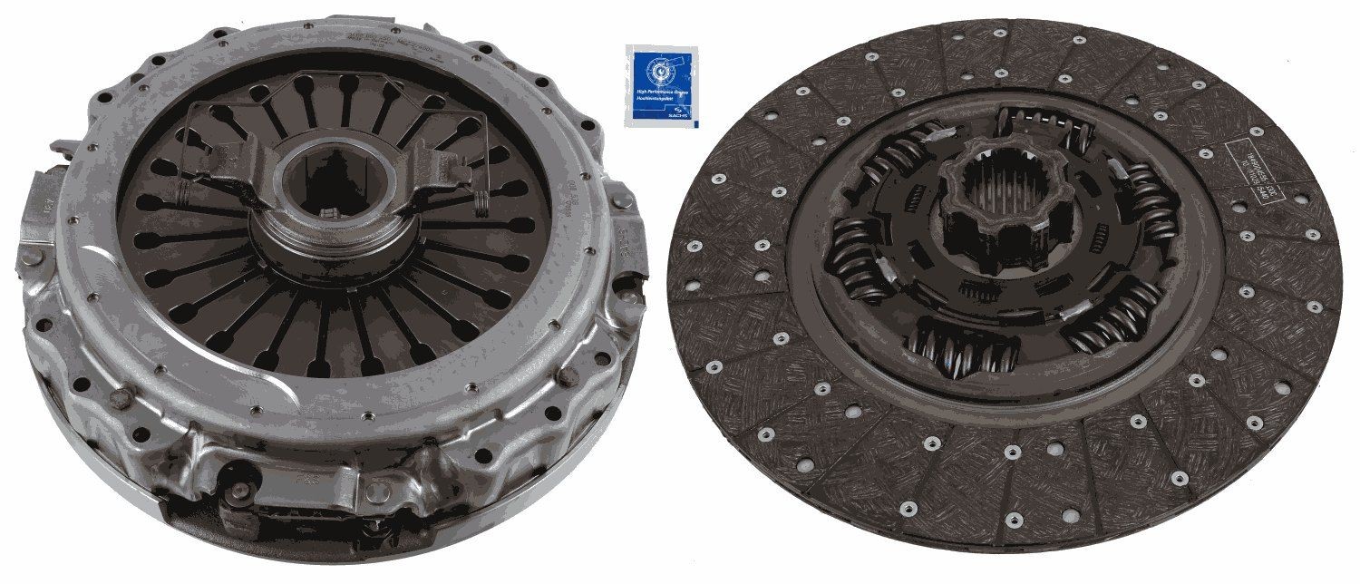 SACHS with intermediate ring, 400mm Ø: 400mm, Mounting Type: Pre-assembled Clutch replacement kit 3400 700 704 buy