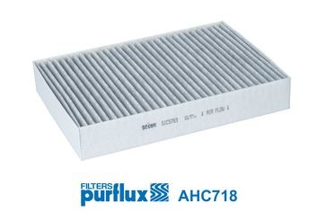 AHC718 PURFLUX Pollen filter LAND ROVER Activated Carbon Filter, 272 mm x 194 mm x 44 mm