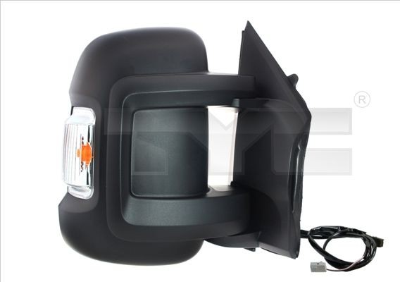 TYC Left, for electric mirror adjustment, Convex, Heatable, Electronically foldable, Short mirror arm Side mirror 309-0198 buy