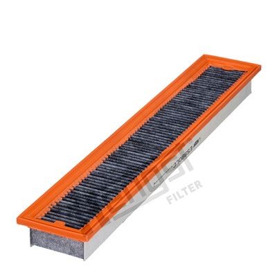 9154310000 HENGST FILTER Activated Carbon Filter, 600 mm x 107 mm x 49 mm Width: 107mm, Height: 49mm, Length: 600mm Cabin filter E5980LC buy