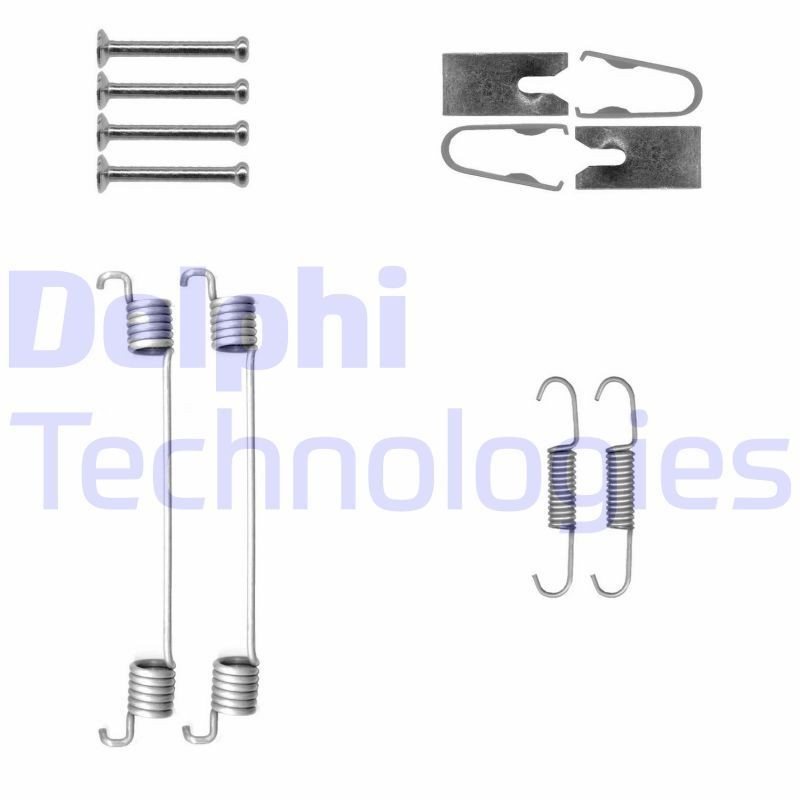 Ford FUSION Accessory kit, brake shoes 17012908 DELPHI LY1430 online buy