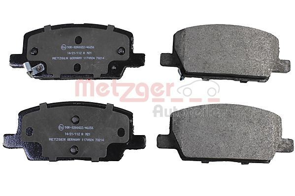 1170924 Disc brake pads METZGER 22312 review and test