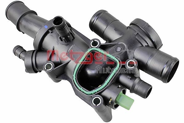 METZGER 4006422 Engine thermostat Opening Temperature: 83°C, with seal, with sensor, Plastic, with housing