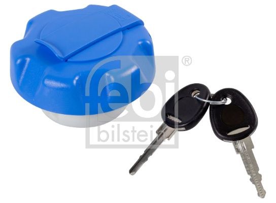 FEBI BILSTEIN 174821 Fuel cap with key, with lock, Plastic, blue