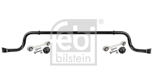Stabilizer bar FEBI BILSTEIN Front Axle, with rubber mounts, with coupling rod - 175073