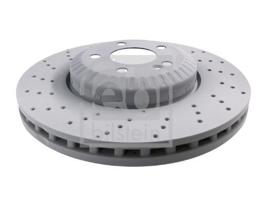 FEBI BILSTEIN Front Axle, 342x32mm, 5x112, perforated/vented, two-part brake disc, Coated, High-carbon Ø: 342mm, Rim: 5-Hole, Brake Disc Thickness: 32mm Brake rotor 175122 buy
