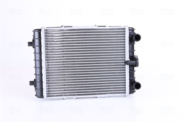 NISSENS 606645 Engine radiator Aluminium, 215 x 180 x 26 mm, without gasket/seal, without expansion tank, without frame, Brazed cooling fins