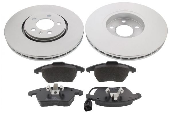 MAPCO Brake discs and pads set 47934HPS Skoda ROOMSTER 2009
