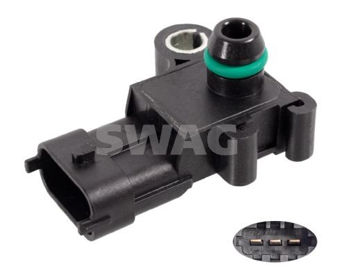 Great value for money - SWAG Sensor, boost pressure 33 10 2195