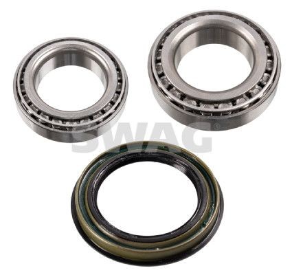 Wheel bearing kit SWAG Front Axle Left, Front Axle Right, 68, 78 mm, Tapered Roller Bearing - 33 10 2863