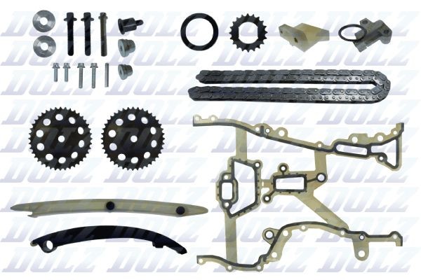 SKCO003 DOLZ Timing chain set VOLVO with gears, Simplex