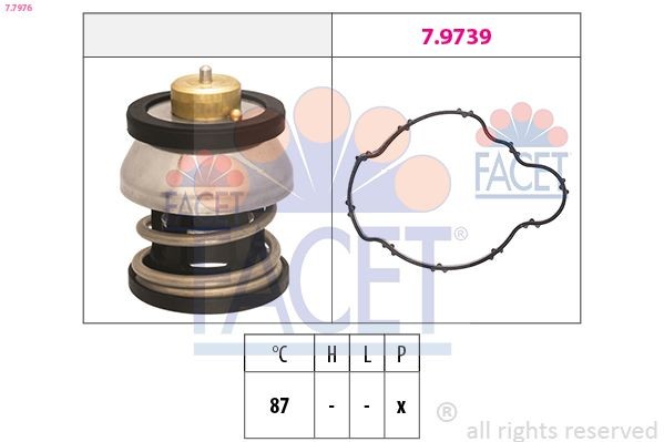 Original FACET EPS 1.879.976 Thermostat 7.7976 for BMW 3 Series