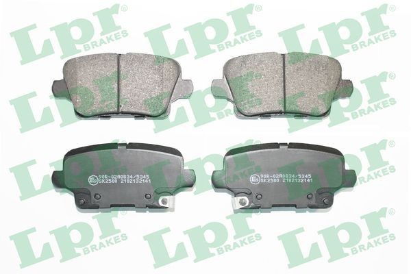 Great value for money - LPR Brake pad set 05P2141