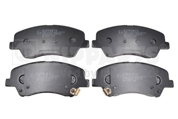 NIPPARTS Front Axle Height: 132,7mm, Width: 58,2mm, Thickness: 16,8mm Brake pads N3600338 buy