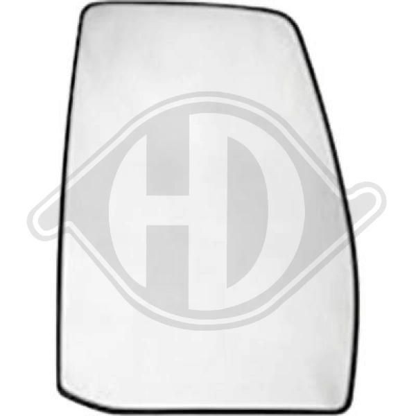 DIEDERICHS 1456028 Wing mirror glass FORD Tourneo Custom 2012 in original quality