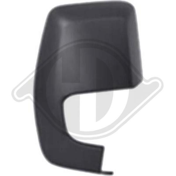 DIEDERICHS Right, black, Rough Wing mirror cover 1456128 buy