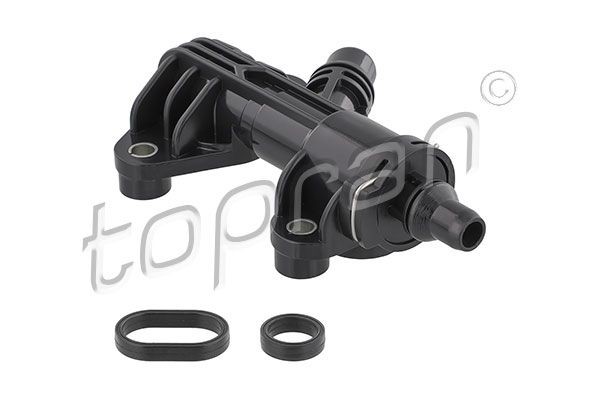 630 319 001 TOPRAN with gaskets/seals, Synthetic Material Housing, with housing Thermostat, coolant 630 319 buy