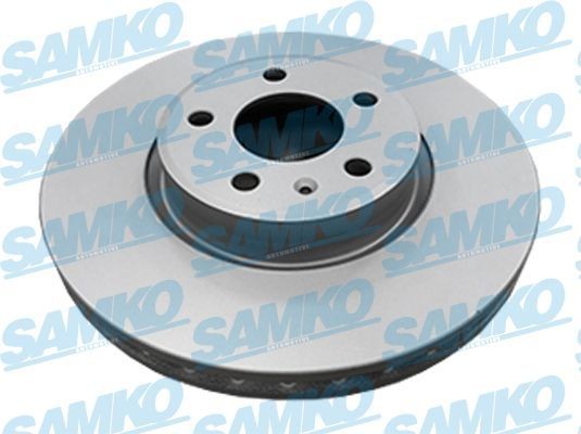 SAMKO A1061VR Brake disc 80A615301E