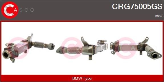 CASCO CRG75005GS Exhaust gas recirculation cooler BMW 3 Convertible (E46) 320Cd 2.0 150 hp Diesel 2006 price