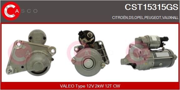 CASCO CST15315GS Starter motor CITROËN experience and price