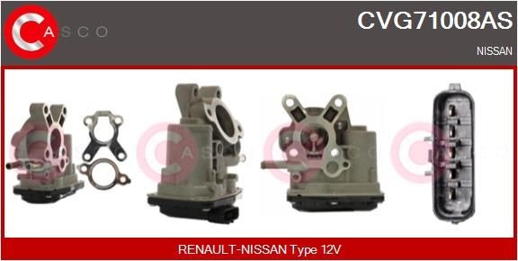 Nissan PATHFINDER EGR valve CASCO CVG71008AS cheap