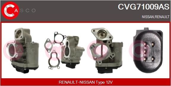 CASCO CVG71009AS EGR valve 14956-00Q0B