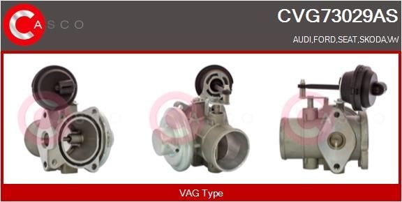 CASCO CVG73029AS EGR valve AUDI A3 8v