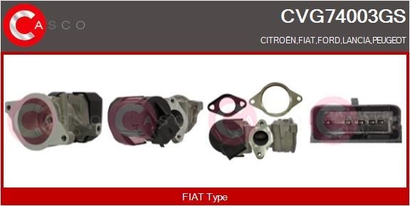 CASCO CVG74003GS Exhaust gas recirculation valve Peugeot 508 SW 2.0 HDi 180 RXH 181 hp Diesel 2016 price