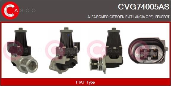 CASCO CVG74005AS Exhaust gas recirculation valve OPEL Astra J Box Body / Hatchback (P10) 1.3 CDTi 95 hp Diesel 2013 price