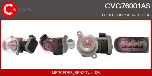 CASCO CVG76001AS EGR valve 642 140 08 60