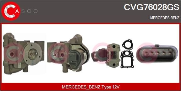 CASCO Exhaust recirculation valve MERCEDES-BENZ GLC Coupe (C253) new CVG76028GS