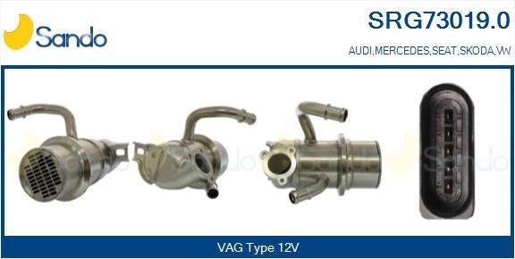 SANDO SRG730190 Exhaust gas recirculation cooler Audi A3 Saloon 1.6 TDI quattro 110 hp Diesel 2017 price